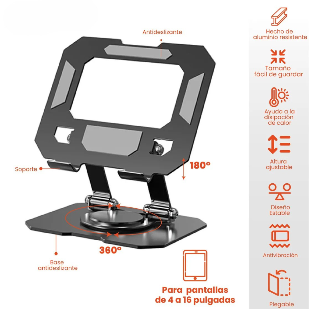 Sostenedor de Tablet Giratorio 360°