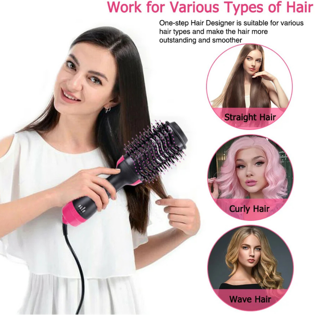 Cepillo Alisador y Secador One Step 3 en 1