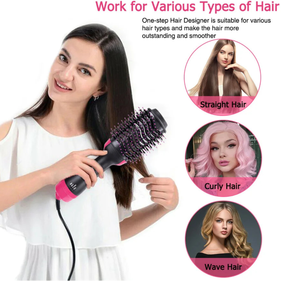 Cepillo Alisador y Secador One Step 3 en 1