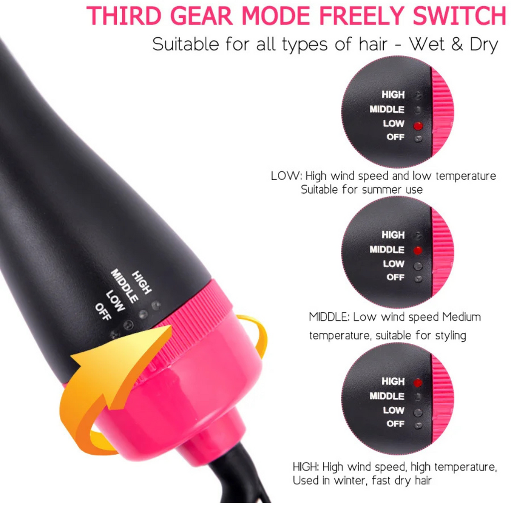 Cepillo Alisador y Secador One Step 3 en 1