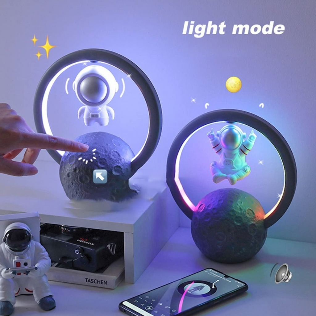 Bocina Astronauta Flotante RGB